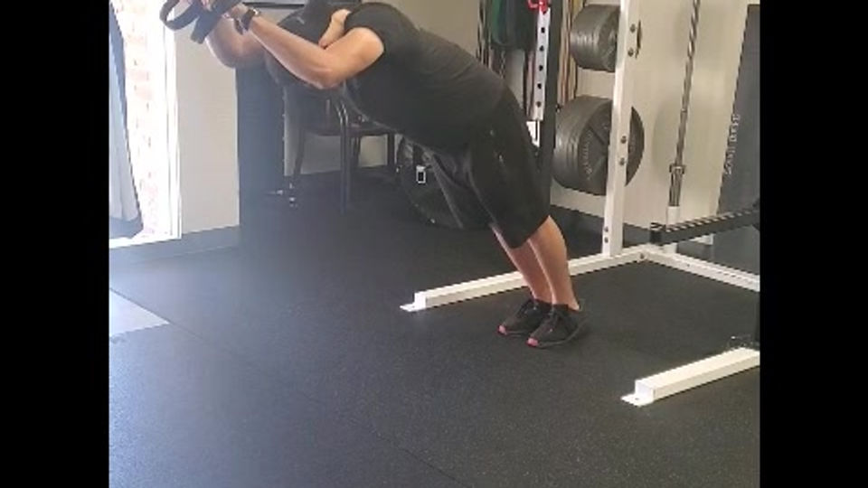 TRX tricep extension